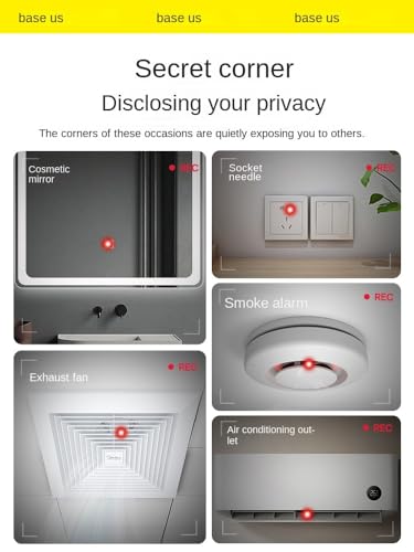 Taolivingmart Intelligent Detector Infrared Anti Peeping Anti Monitoring Hotel Anti Peeping God Camera Anti Stealth Detection Instrument (Advanced White)