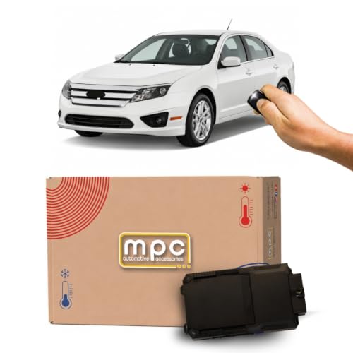 MPC Factory Remote Activated Remote Start Kit Compatible with 2010-2012 Ford Fusion - Plug & Play - Key-to-Start - Gas - Firmware Preloaded