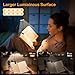KaKinCa 18 LED Rechargeable Book Light for Reading in Bed - Eye Caring 3 Color Temperatures & Stepless Dimming & Memory Function, 180° Foldable Panels, Clip On Book Reading Light for Book Lovers