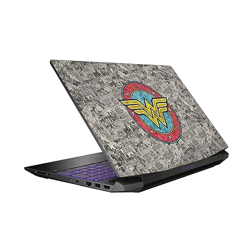 Autocollant Vinyle Wonder Woman pour HP Pavilion 15.6 au Bureau et Café