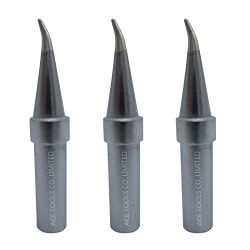 Image of ETX Bent Conical Round All-round 0.2mm for WESD50 WES50 WESD51 WES51 PES50 LR20 PES51 LR21 WE1010NA (WE1010EU) WE1010 ACE Brand Solder Iron Handle Tips Great for Drag Soldering (3)