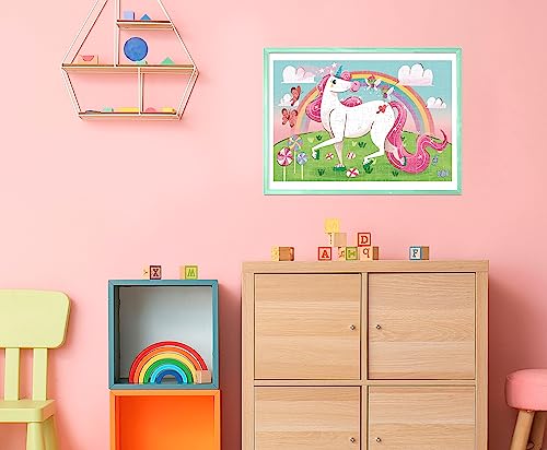 Puzzle 104 pièces Supercolor : Licornes Clementoni Puzzles - vue 7