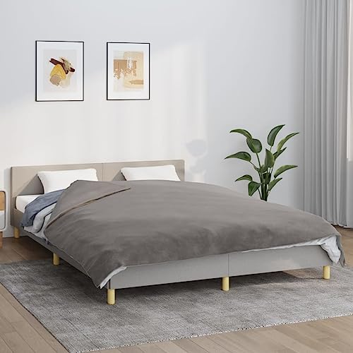 Manta pesada para aliviar el insomnio con cuentas de cristal y funda lavable 2