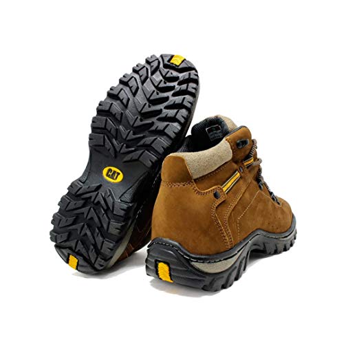 Bota Couro Botina Marrom Claro Adventure (37)
