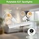 Kimjo Deckenstrahler 2 Flammig - Deckenleuchte E27 2 Flammig Weiss - Strahler Deckenlampe E27 Deckenspots Modern 350° Schwenkbar für Wohnzimmer Schlafzimmer Küche Nein Leuchtmittel Max. 60W