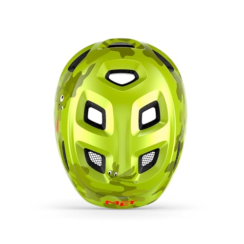 MET - Hooray Children's Cycling Helmet In Lime / Chamaleon Size Extra Small (46-52 cm), Multicolour, XS - Image 4