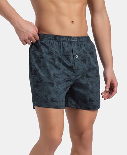 Image of Jockey 8222 Men Super Combed Mercerized Cotton Woven Checkered Inner Boxers with Ultrasoft and Durable Inner Waistband (Pack of 2, Colors & Prints May Vary)
