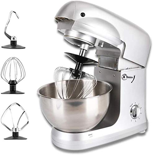 Lebensmittelmischer, 6-Gang-Handmixer-Tisch, 8-Liter-Multifunktions-Edelstahlbehälter, zum Backen von Ei-Handmixern 1200 W, rot