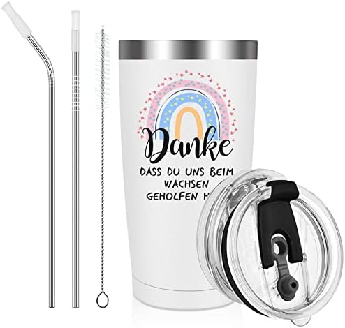 Dankeschön-Geschenk Für Erzieherin Oder Lehrer – Keramik-Tasse Mit Spruch „Danke Für Alles“, 400 Ml, In Marmor-Optik Mit Geschenkbox