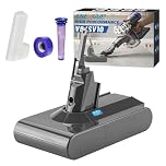 ENERGUP V8 4600mAh Batteria di Ricambio per Dyson V8 Animal/Absolute/Motorhead/Fluffy SV10 Aspirapolvere con 2 Filtri