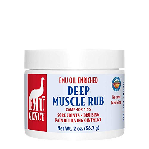 Montana Emu Ranch - EMUgency Deep Muscle Rub Ounces - Enhanced with Pure