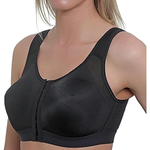 Gemm Ladies Black Plus Size Sports Bra Cover