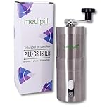 MEDIPILL - Broyeur à Comprimés Manuel | Ecrase les Médicaments en Fine Poudre | Acier inoxydable | Une Pièce | MED-BRM-XL