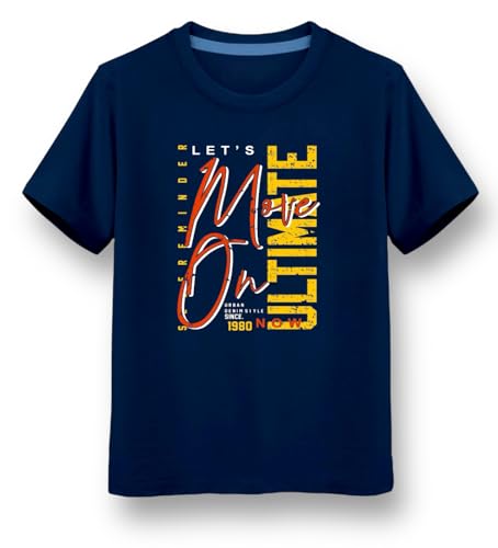 Image of Cotton Regular Fit Round Neck Printed Half Sleeves Casual T-Shirt for Boys, Multicolor, (Combo Pack of 3)