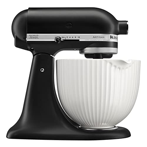 Image of KitchenAid 5 Quart Ceramic Bowl for all 4.5-5 Quart Tilt-Head Stand Mixers KSM2CB5PCC, Classic Column