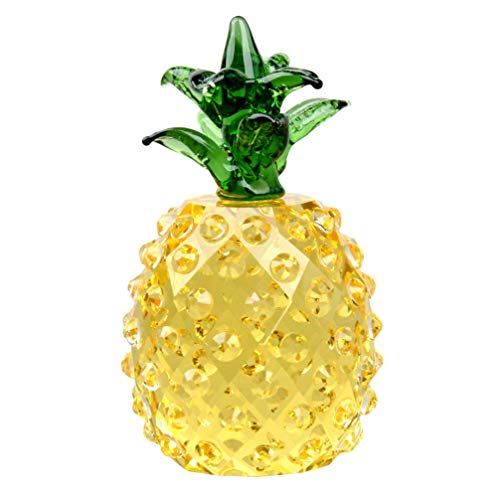 Besportble Outdoor Decor Realistic Pineapple Artificial Fruits Fake Pineapple Simulation Pineapple Desktop Crystal Ornament For Display Diy Decoration Accessories Household Photo Prop Car Decorations #TOP27