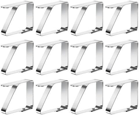 Xianjuun 6x Tischdecken-Clips - Unsichtbare Halterung Für Garten & Events