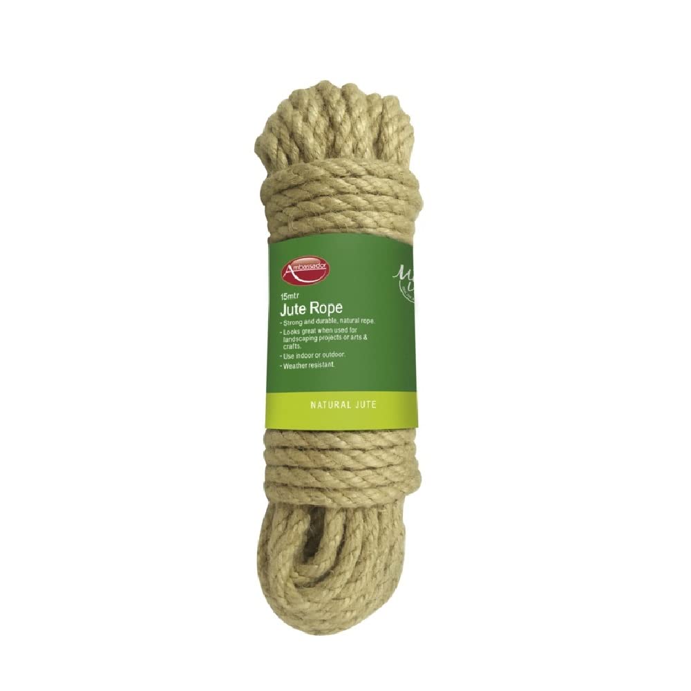 Ambassador Natural Jute Rope (15m) (Natural)