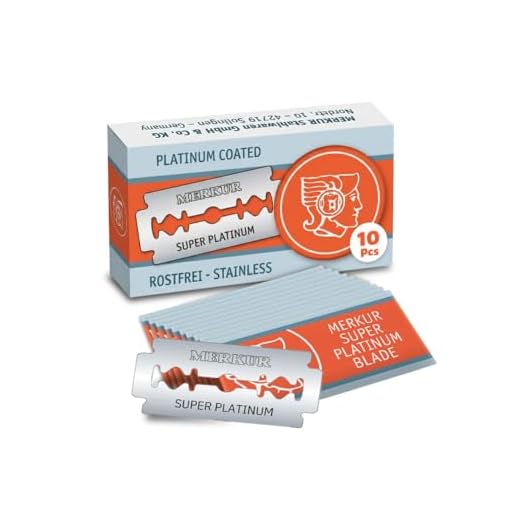 Merkur Razor Double Edge Razor Blades, MK-911, 10 Count (Pack of 1)