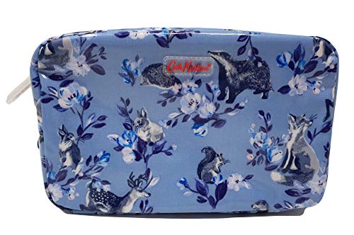 Preisvergleich Produktbild Cath Kidston Kulturbeutel / Kulturbeutel, Wachstuch, Motiv Badgers and Friends, Grau / Blau