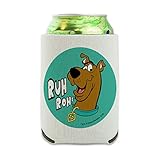 Scooby-Doo Ruh Roh Can Cooler - Drink Sleeve Hugger Collapsible Insulator - Beverage Insulated Holder