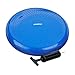 Relaxdays 1 x Balance Kissen, 140 kg Maximalgewicht, Balance Pad mit Luftpumpe, Ballsitzkissen mit Noppen, Fitness Kissen, blau