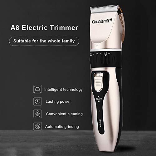 Andoer Cortador de cabelo elétrico A8 Cortador de cabelo doméstico para crianças e adultos Barbeiro