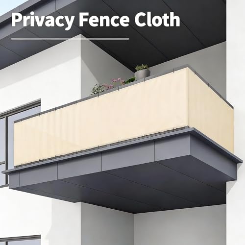 Brise-vue pour balcon gris foncé 700x100 cm | Rideau d'intimité d'extérieur - 2