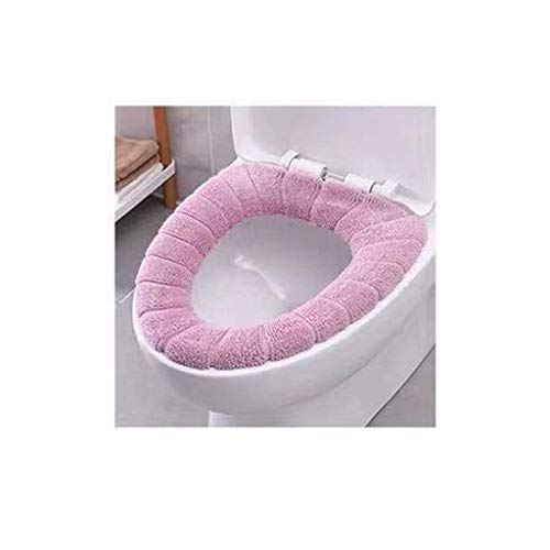 YLKCU Skandinavischer Toilettensitz, gestrickter O-Ring-Toilettenbezug, verdicktes Toilettensitzkissen (2 Stück) – Bild 3