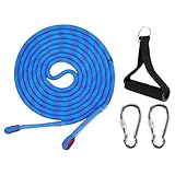 Skkpolo Schlittenseil Mit Karabiner, Schlittenleine Mit Griff Zugseil Für Schlitten Dickes Schlitten Seil Schlittenschnur Für Kinder & Erwachsene