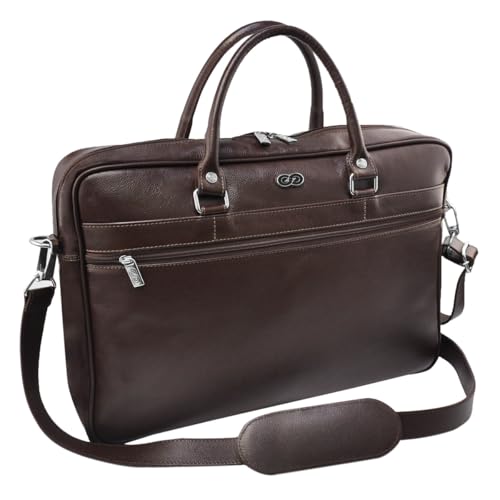 Bolsa Executiva NOAH em Couro (Café)