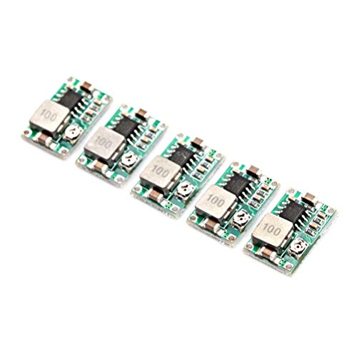 DollaTek 5Pcs Kleine Mini 360 Einstellbare DC-Stromversorgungsmodul Mini Step Down-Modul Cover