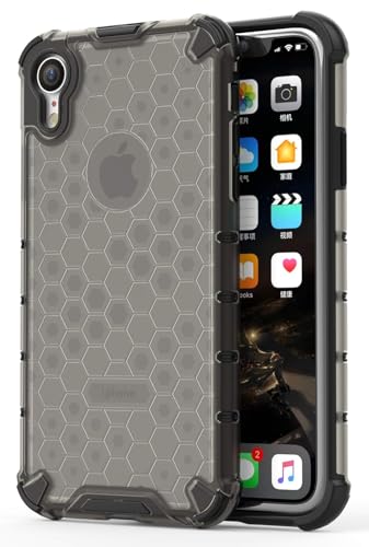 Image of Glasgow Back Case Cover for Apple iPhone XR Shockproof Military Grade Mobile Case Back Cover - Transparent