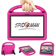 Fire HD 8 &amp; HD 8 Plus Tablet Case for Kids (12/10th Generation, 2022/2020 Release), DICEKOO Lightweight Shockproof Cover with Handle Stand for Kindle Fire HD 8 Kids Tablet &amp; Kids Pro Tablet - Pink