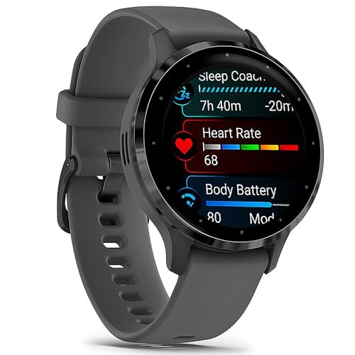 Garmin Venu 3S Health Fitness AMOLED GPS Smartwatch Bundle - image 3