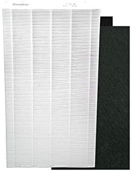 GoodVac Repuesto para filtro purificador de aire Sharp Non-OEM HEPA FZ-C150HFU KC-860U con 2 prefiltros por GoodVac