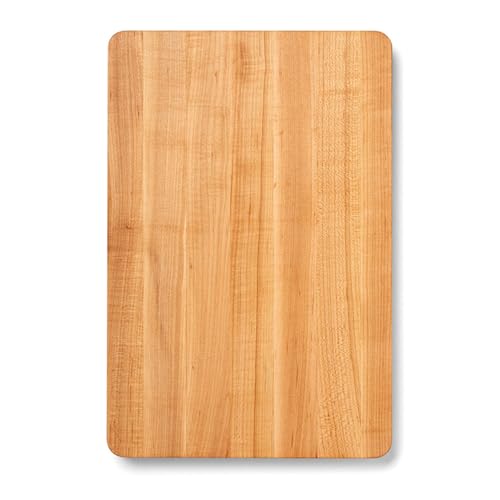 John Boos Chop-N-Slice Series Rectangular Wooden Maple Cutting Board 18&rdquo;x12&rdquo; &ndash; 1.25&rdquo; Thick,...