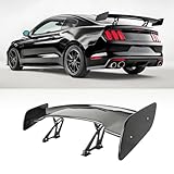 GT Wing Spoiler Car 57 Inch Universal Spoilers Wing Adjustable Bracket Car Trunk Spoiler Rear Spoiler for Mustang Honda Civic All Models(Glossy Black)