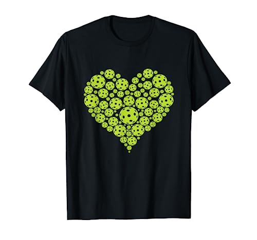 Pickleball heart professional pickleball players t-shirt