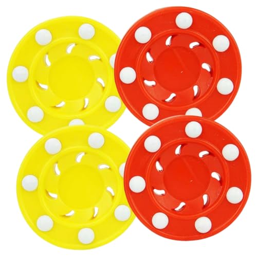 GOOHOCHY Plastic Hockey Puck Ice Hockey Puck for Sports Low Friction for Training