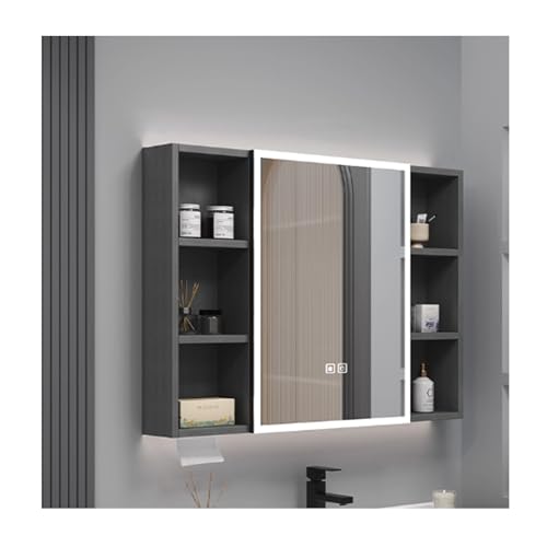 Botiquín de pared con espejo y almacenamiento para baño, pasillo, dormitorio y sala de estar