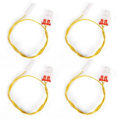 4pcs DA32-10104N Temperature Sensor for Samsung Refrigerator, Fridge Temp Sensor for DA32-10104V 2030330 AP4979323 PS4138666