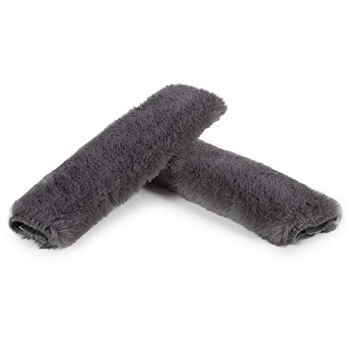 Lebogner Car Seat Belt Shoulder Pad, 2 Pack Soft Harness Cushion Protector, Comfortable Genuine Sheepskin Safety SeatBelt Strap Cover For Adult & Kid, Also Good For Backpack, Shoulder Bag & More, Grey Lebogner Car Seat Belt Shoulder Pad, 2 Pack Soft Harness Cushion Protector, Comfortable Genuine Sheepskin Safety SeatBelt Strap Cover For Adult & Kid, Also Good For Backpack, Shoulder Bag & More, Grey