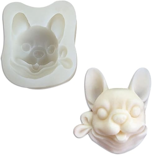 Miniatura 2 de Schnauzer - Molde de de silicona para hacer cuentas de aroma de jabón para automóvil, fresco, colgante, vela, resina