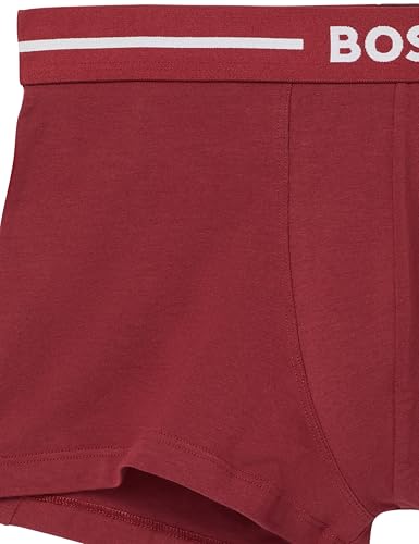 BOSS Men's 3 Pack Bold Logo Cotton Stretch Trunks3