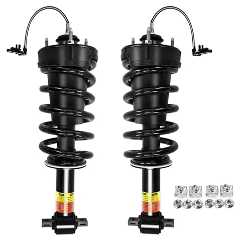LUFT MEISTAR 84176631 84176637 2 PCS Front Struts Shocks Absorber w/Magnetic Assy Compatible with 2015-2020 Cadillac Escalade Tahoe Suburban Silverado GMC Sierra 1500 Yukon (XL) Cover