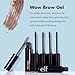e.l.f. Wow Brow Gel, Volumizing, Buildable, Wax-Gel Hybrid, Creates Full, Voluminous-Looking Brows, Locks Brow Hairs In Place, Brunette