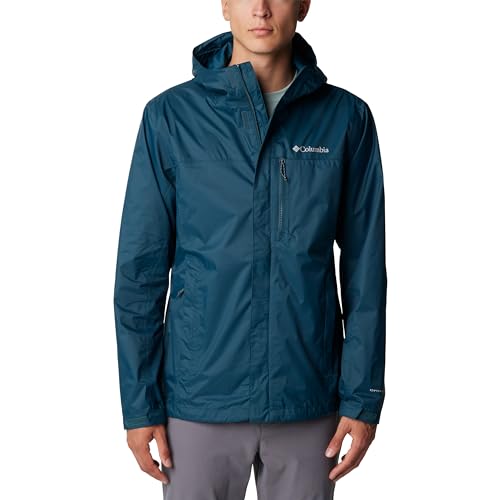 Columbia Pouring Adventure 2 Jacket Chubasquero Impermeable Hombre, Night Wave, S