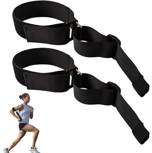 Ajqxh Arm Swing Trainer, 90 Degree Running Form Aid for Speed & Agility Training, Adjustable Strap to Improve Endurance, Prevent Arm Crossing in All Sports, Help Athletes Run Faster