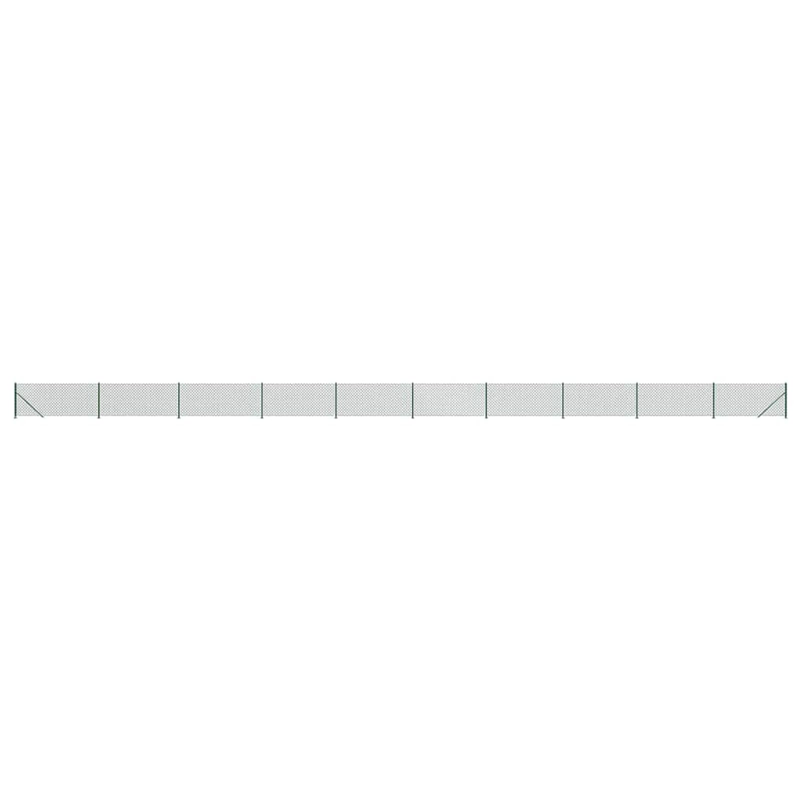 Homgoday Cerca de Alambre con Brida Verde 1,1x25 m, Valla de Malla, Tensión Cerca Alambrada, Malla Metálica para Plantas y Animales, múltiples usos